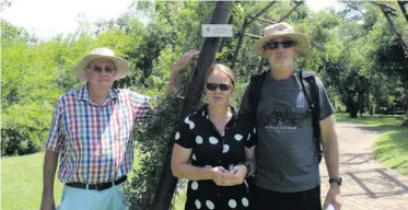  ?? ?? Frank Webb, Wendy Williams and Stephen Mallory.