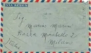  ??  ?? Il documento La lettera che Joan Mirò inviò a Marino Marini nell’ottobre del 1952