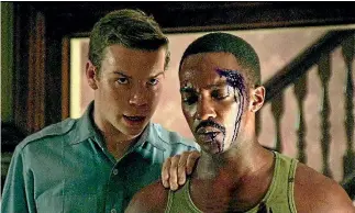  ??  ?? White cop, black youth: Will Poulter and Anthony Mackie star in Detroit.