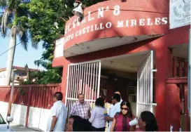  ?? JESÚS GARCÍA ?? En Tancol, la Secundaria General 8 pide mayor vigilancia.