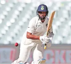  ?? AP ?? Cheteshwar Pujara scored half of India’s runs to rescue the visitors on the first day of the opening Test at Adelaide.