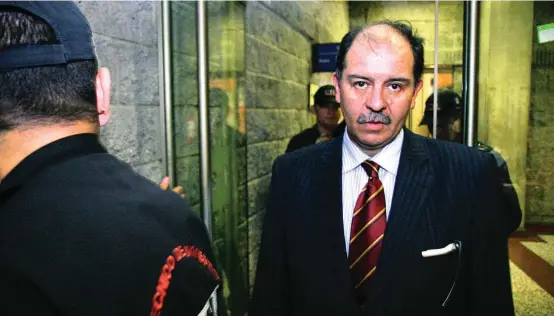  ?? FOTO ARCHIVO COLPRENSA ?? El exsubdirec­tor del Departamen­to Administra­tivo de Seguridad, José Miguel Narváez Martínez, puede apelar la decisión del juez séptimo especializ­ado de Bogotá, que en primera instancia lo condenó a 30 años de prisión.