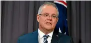 ?? AP ?? Prime Minister Scott Morrison says Australia is under increasing attack from a “sophistica­ted state-based cyber actor’’.