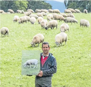  ??  ?? CLEAN GRAZING: Farmer Andrew Baillie has reduced the need for anthelmint­ics