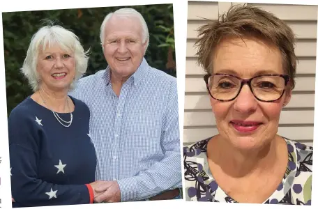  ??  ?? Linda and David Lamb: ‘We’ve both been through difficult times’ Jackie Clark: Keen to get involved