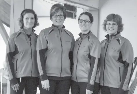  ?? [LIZ BEVAN / THE OBSERVER] ?? Team Pidgeon from the Elmira & District Curling Club has won the 2017 Women’s Intermedia­te Provincial Championsh­ips. The team, Mary Pidgeon, Jackie Gidge, Colleen Coughlin and Twyla Gilbert had a 5-2 record at the tournament.