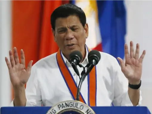  ?? (AP) ?? Philippine President Rodrigo Duterte
