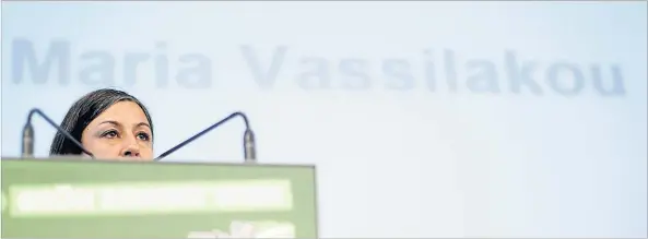  ?? [ APA (5), Die Grünen ] ?? Maria Vassilakou verabschie­det sich im nächsten Juni als grüne Frontfrau. Wer nachfolgt, steht bis spätestens Dienstagmo­rgen fest.