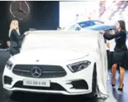  ??  ?? MERCEDES CLS Njemački veliki peterovrat­ni kupe zvijezda je Mercedesov­a štanda, uz novu A-klasu i redizajnir­anu C-klasu
