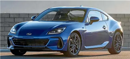  ??  ?? The second-generation BRZ is here, with an all-new design.