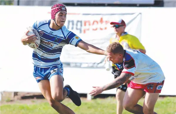  ?? Picture: ANNA ROGERS ?? BIG CHANCE: Cairns 17-year-old Robert Derby has been signed by Melbourne Storm and will play for the Sunshine Coast Falcons under-20s next year.