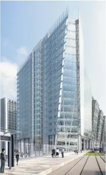  ??  ?? > An artist’s impression of Three Snowhill in the city centre