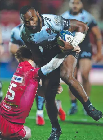  ?? LEAGUE’S LOSS: Toulon centre Semi Radradra is moving to rival French club Bordeaux. ??