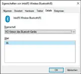 ??  ?? In den Eigenschaf­ten der Bluetooth-karte finden Sie deren Hci-version. Diese lässt sich direkt in die Bluetooth-version umschlüsse­ln (siehe Seite 75).