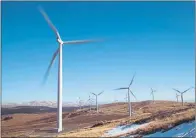  ??  ?? NATURAL POWER: SSE is extending the Clyde wind farm in Lanarkshir­e.