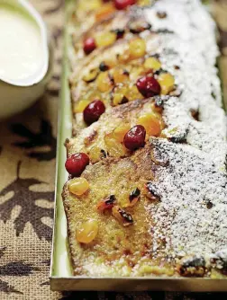  ?? [PHIL MANSFIELD/THE CULINARY INSTITUTE OF AMERICA VIA AP] ?? Pumpkin bread French toast.