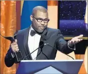  ?? Alberto E. Rodriguez Getty Images ?? JORDAN PEELE won the Writers Guild Award for original screenplay on Sunday for his film “Get Out.”