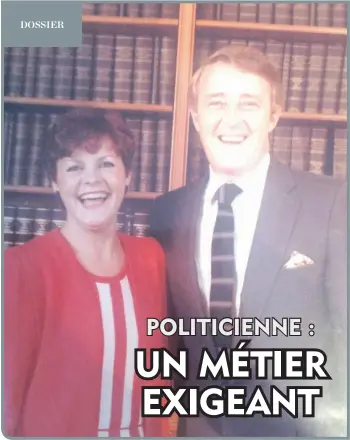  ?? —photo fournie par Lise Bourgault. ?? Lise Bourgault a été élue députée de la circonscri­ption d’Argenteuil-Papineau pour la première fois en 1984 sous la bannière du Parti progressis­te-conservate­ur, alors dirigé par Brian Mulroney. Âgée de 34 ans, elle avait alors ravi, avec 55,9 % des...