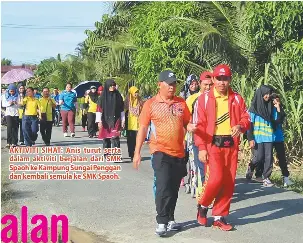 SMK Spaoh tidak ketinggala n meriahkan Hari Sukan Negara 