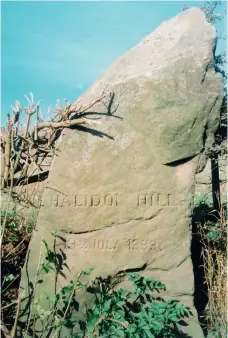  ??  ?? Monument to the battle of Halidon Hill