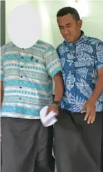  ?? Photo: Ashna Kumar ?? Jack Edward Hiramatsu outside the Magistrate­s Court in Suva.