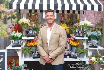  ?? ?? Jesse Palmer hosts “Spring Baking Championsh­ip”