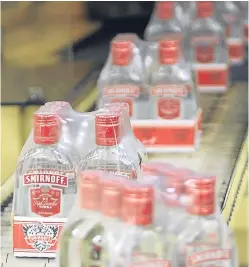  ?? Picture: Kim Cessford. ?? Diageo’s bottling plant in Leven can produce up to 500 bottles a minute.