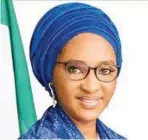  ?? Minister of Finance, Zainab Ahmed ??