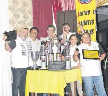  ??  ?? El equipo de Dixon Dietze, campeones en Marcas 1.600.