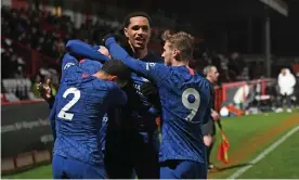  ??  ?? Chelsea beat Tottenham last week and are now top of the Under-23s league. Photograph: Clive Howes/Chelsea FC/Getty Images