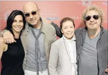  ?? Michael Kovac Getty Images ?? ATTENDING the benefit for Stuart House are Joyce Varvatos, from left, John Varvatos, Gail Abarbanel and Sammy Hagar.