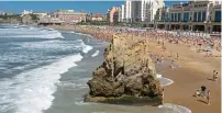  ??  ?? twice the fun: Biarritz in southweste­rn France