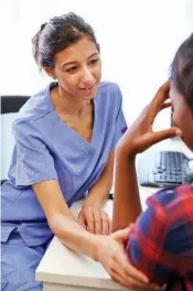  ??  ?? Anyone considerin­g a career in nursing can look to the field of psychiatri­c nursing as a means to help people overcome the challenges posed by psychiatri­c disorders.