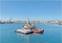  ?? ?? O navio da ONG Open Arms saiu ontem do Chipre para Gaza.