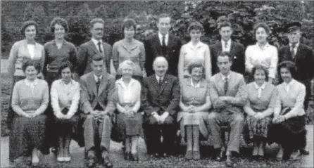  ??  ?? Bill Fairweathe­r, of Perth has sent in this picture of the staff of Stanley School in the 1960s, which features his younger sister Jean. Back from left: Miss Paterson, Miss Lowe, Mr Coutts, Miss Miller, Mr Dunbar, Miss Ogilvie, Mr Reid, Miss McDonald,...