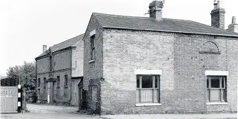  ??  ?? Pictured is the building between the Z. Onions shop front and that of Clarke and Partridge, on Derby Road, Loughborou­gh, sent in by Looking Back reader Mike Jones. Mike said: “In view of the high fence, seen on the left, between it and the Clarke and...