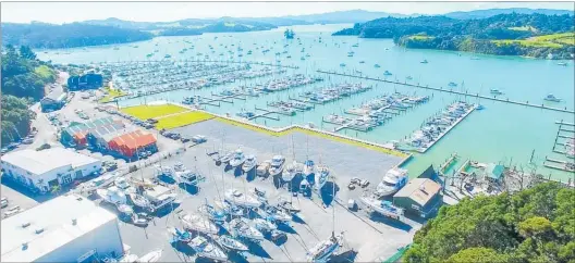  ?? PICTURE / SUPPLIED ?? Bay of Islands marina, officially the best in the Asia/Pacific region.