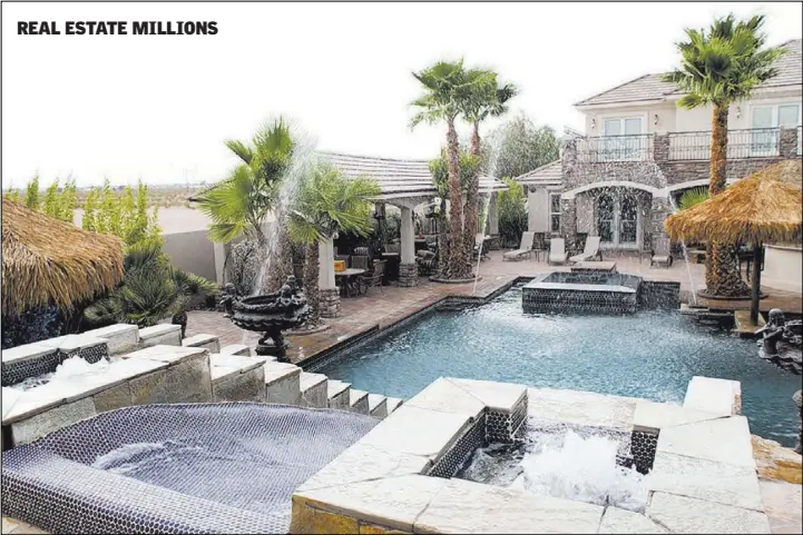  ?? Tonya Harvey Real Estate Millions ?? Carrie Fisher called her brother’s pool “the Caesars Palace swimming pool.”