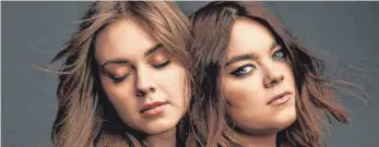  ?? FOTO: SONY MUSIC ?? Das Indie-Pop-Duo First Aid Kit überzeugt mit folkigen Country-Popsongs.