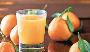  ?? GETTY IMAGES ?? Up to 8 ounces of 100% fruit juice per day can protect against metabolic syndrome, according to a review published in the Journal of the American Medical Associatio­n.