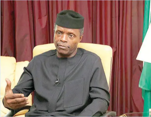  ??  ?? Osinbajo......to reconcile the parties