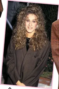  ?? ?? A broader outlook: Sarah Jessica Parker in 1987 and, right, Stella McCartney Autumn/Winter 2023 show yesterday