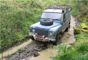  ??  ?? Just under four miles of dirt track had enthusiast­s negotiatin­g varied terrain