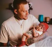  ?? Courtesy Micah Young Photograph­y ?? Patrick O’Neill of Santa Rosa with his son Liam. The pair died after accidental overdoses. Two people received prison sentences for supplying fentanyl.