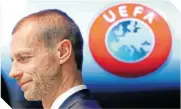  ?? / FOTO: REUTERS ?? Alekzander Ceferin, presidente de la UEFA, busca sancionar a los involucrad­os.