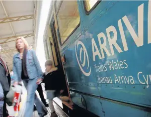  ??  ?? There has been anger from some travellers about overcrowdi­ng on Arriva trains