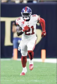  ?? Tyler Kaufman / Associated Press ?? New York Giants free safety Jabrill Peppers in action against the New Orleans Saints on Oct. 3.