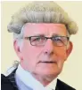  ??  ?? RULING Appeal judge Derek Pyle. Far left, Livingston Sheriff Court