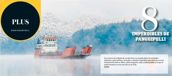  ?? | GENTILEZA ?? Barcaza Hua- Hum, Lago Pirehueico. Circuito Binacional EMPRENDE