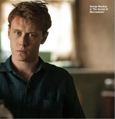  ??  ?? George MacKay in ‘The Secret of Marrowbone’